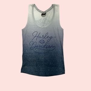 Harley-Davidson Blue Gradient Tank Top